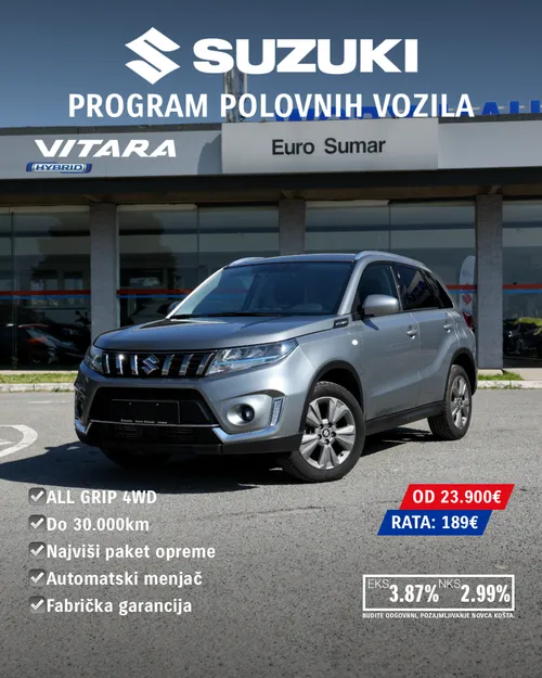 Suzuki program polovnih vozila — Vitara Hybrid