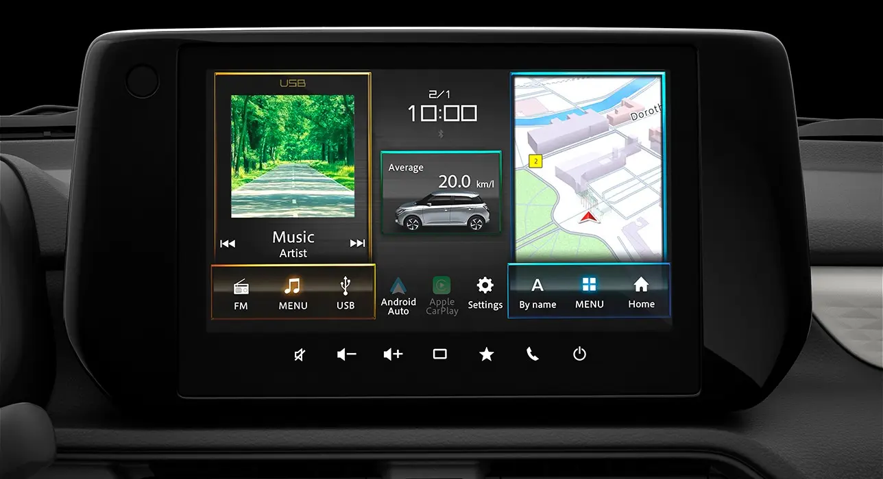 Multimedijalni ekran od 9 inča